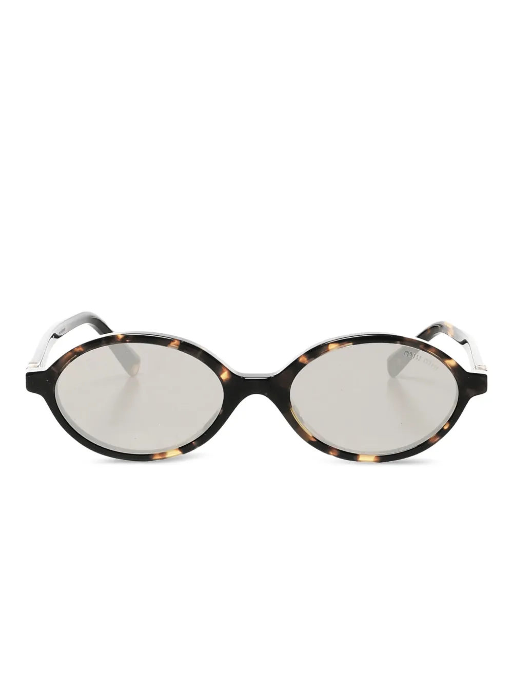 Miu oval-frame sunglasses Bruin