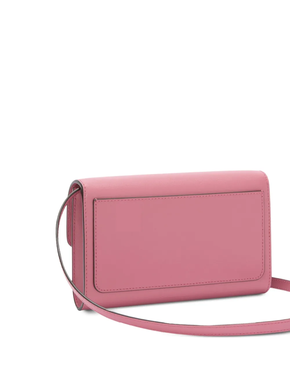 Furla Ball-clasp Leather Mini Bag In Pink