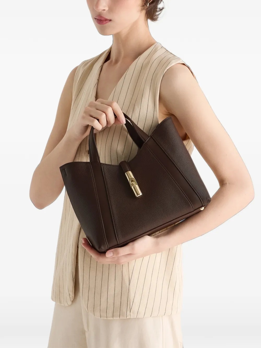 Furla Kleine Goccia shopper Bruin