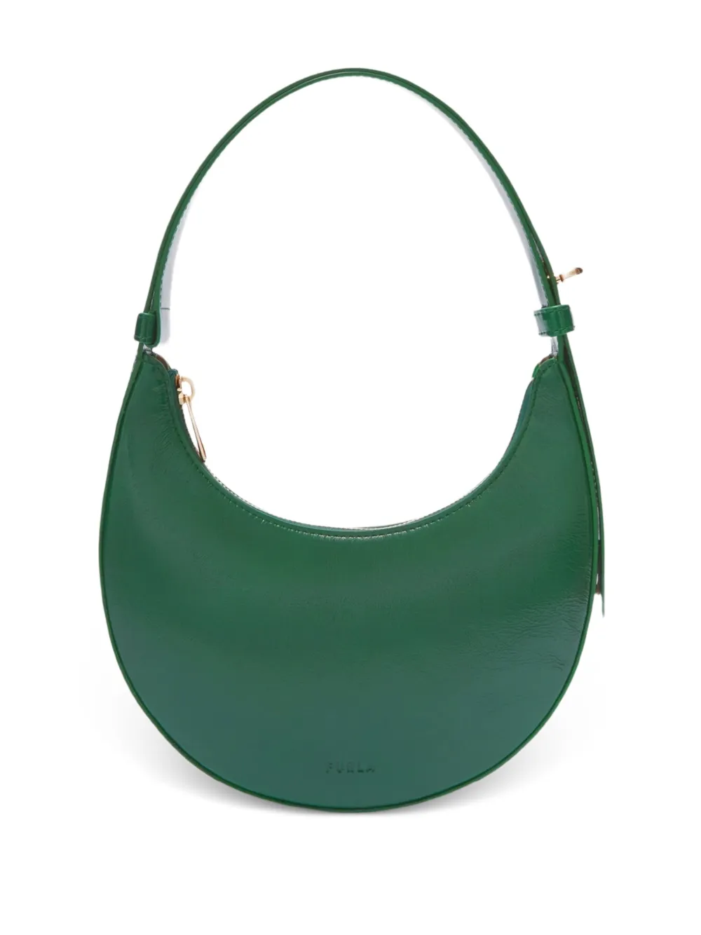 Furla Mini Delizia Shoulder Bag In Green