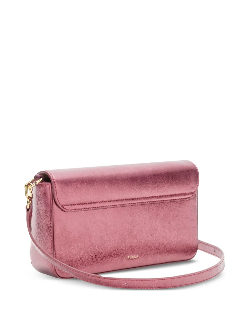 Furla Iride boekentas met klepslot - Roze