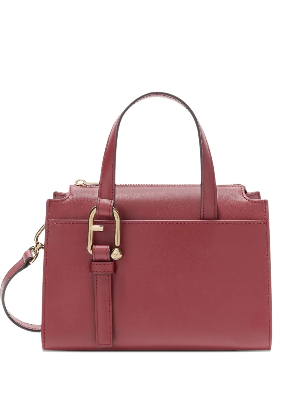 Furla Small Nuvola Boston Tote Bag In Red