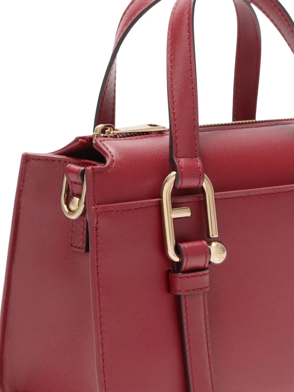 Furla Small Nuvola Boston Tote Bag In Red