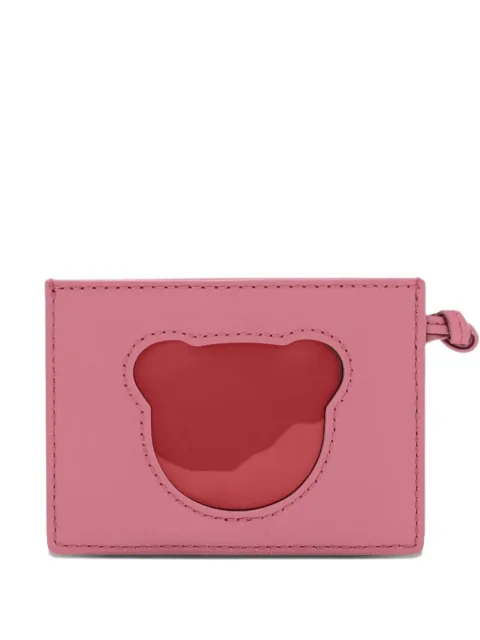 Furla bear-cutout card holder