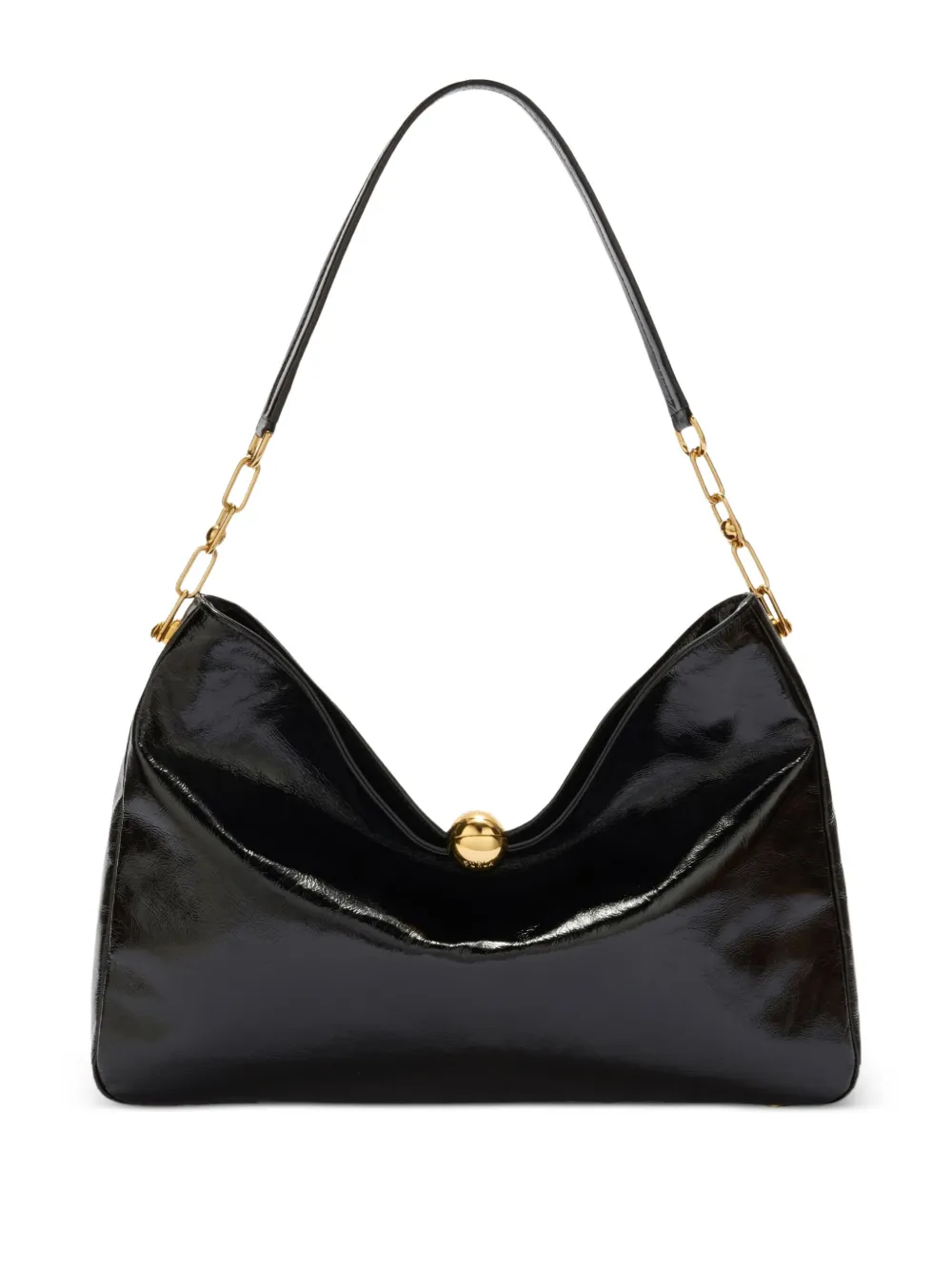 Furla Sfera Soft Shoulder Bag In Black