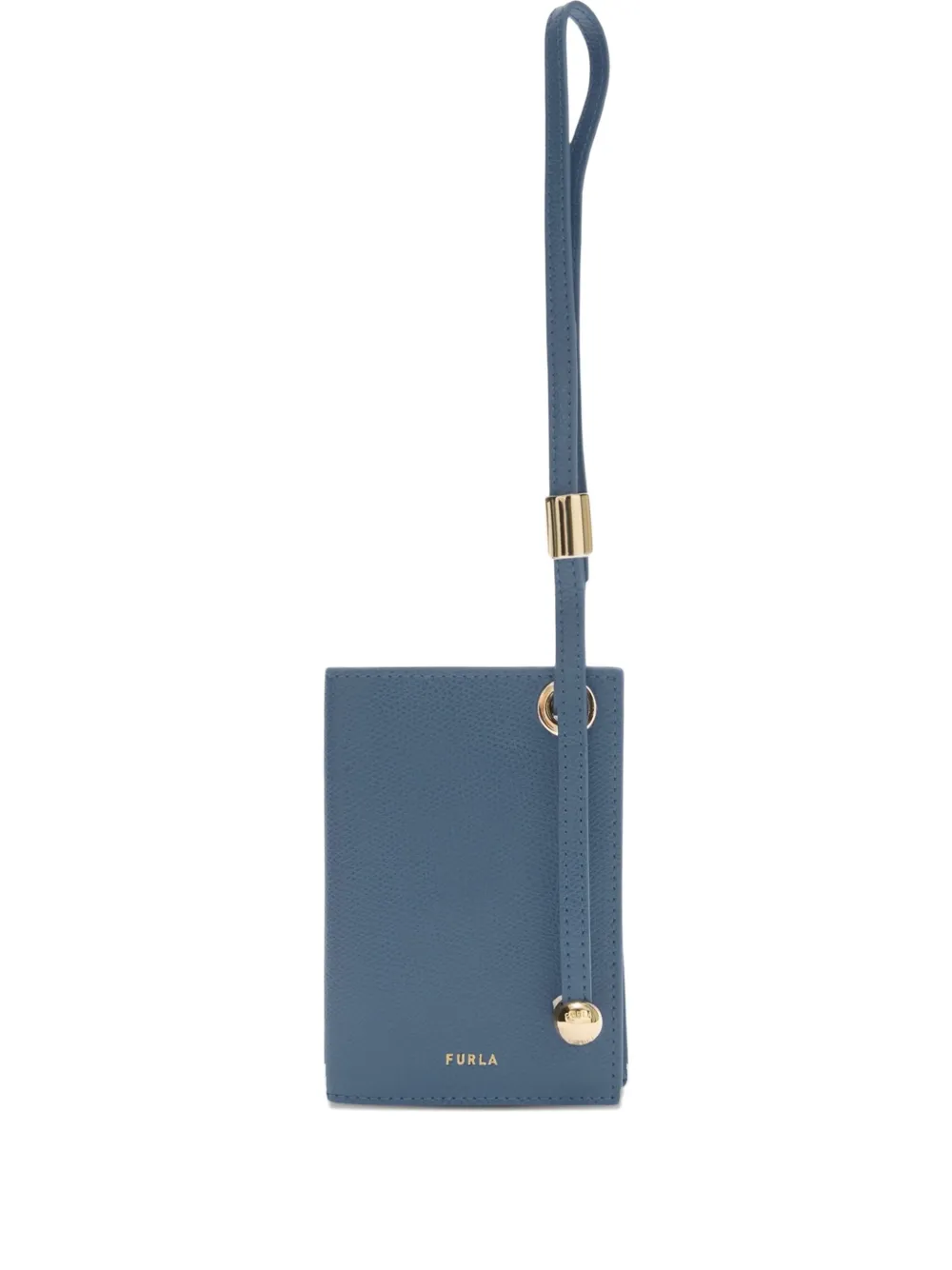 Furla Portacarte Laura in pelle con cinturino - Blu