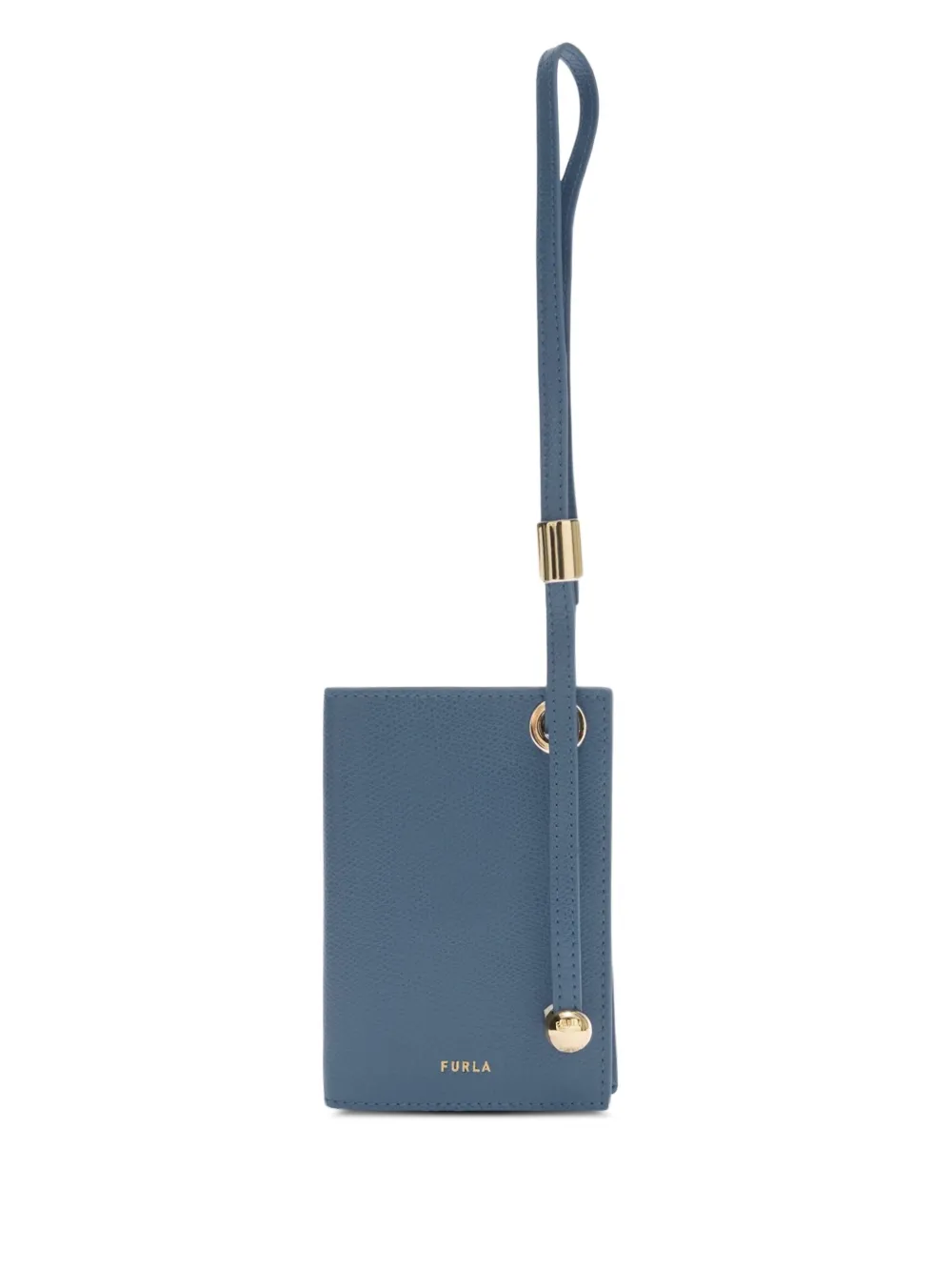 Furla Laura leather strap card holder | Blue | Image 1
