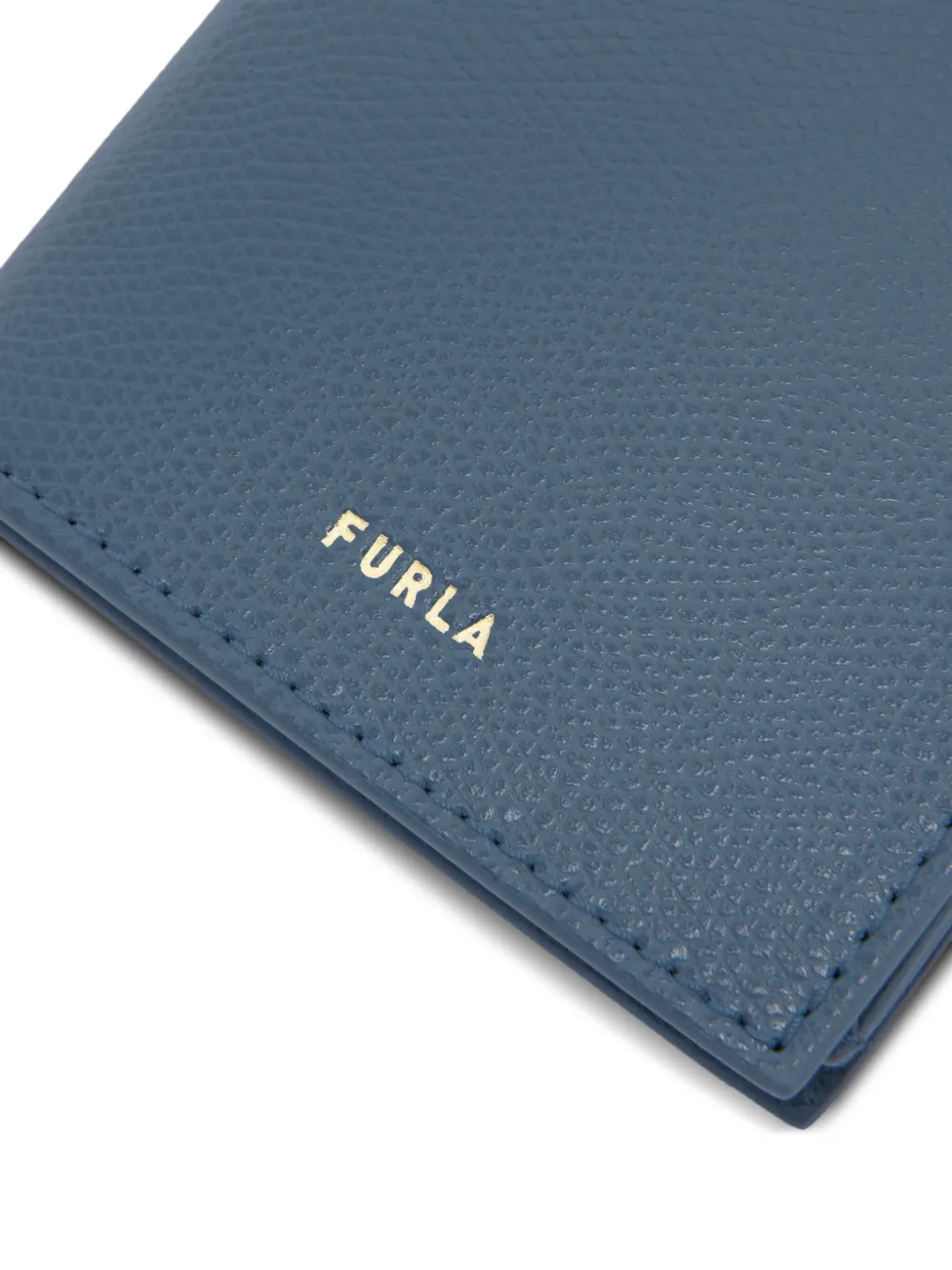 Furla Laura pasjeshouder met leren band Blauw