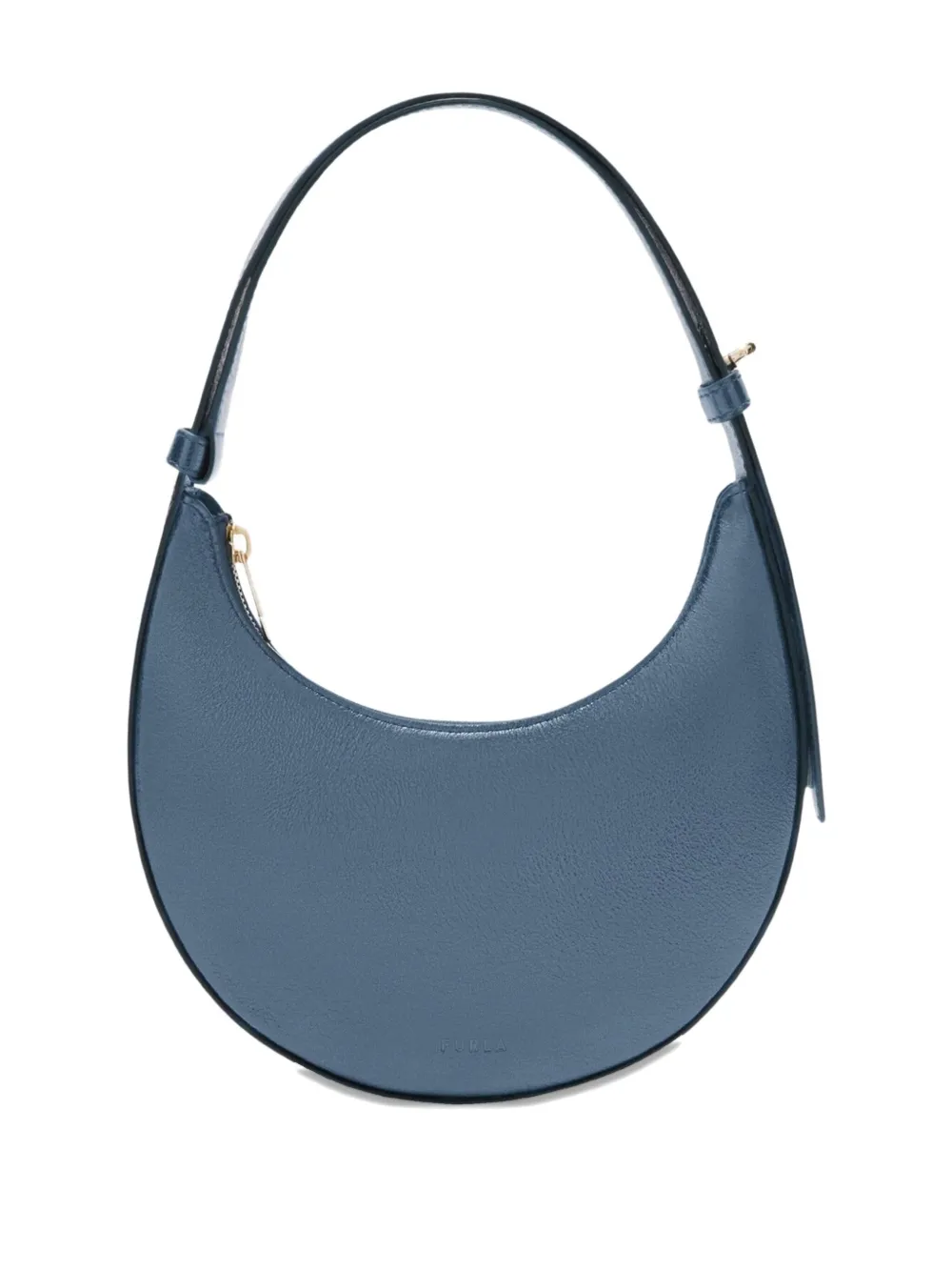 Furla Leren schoudertas - Blauw