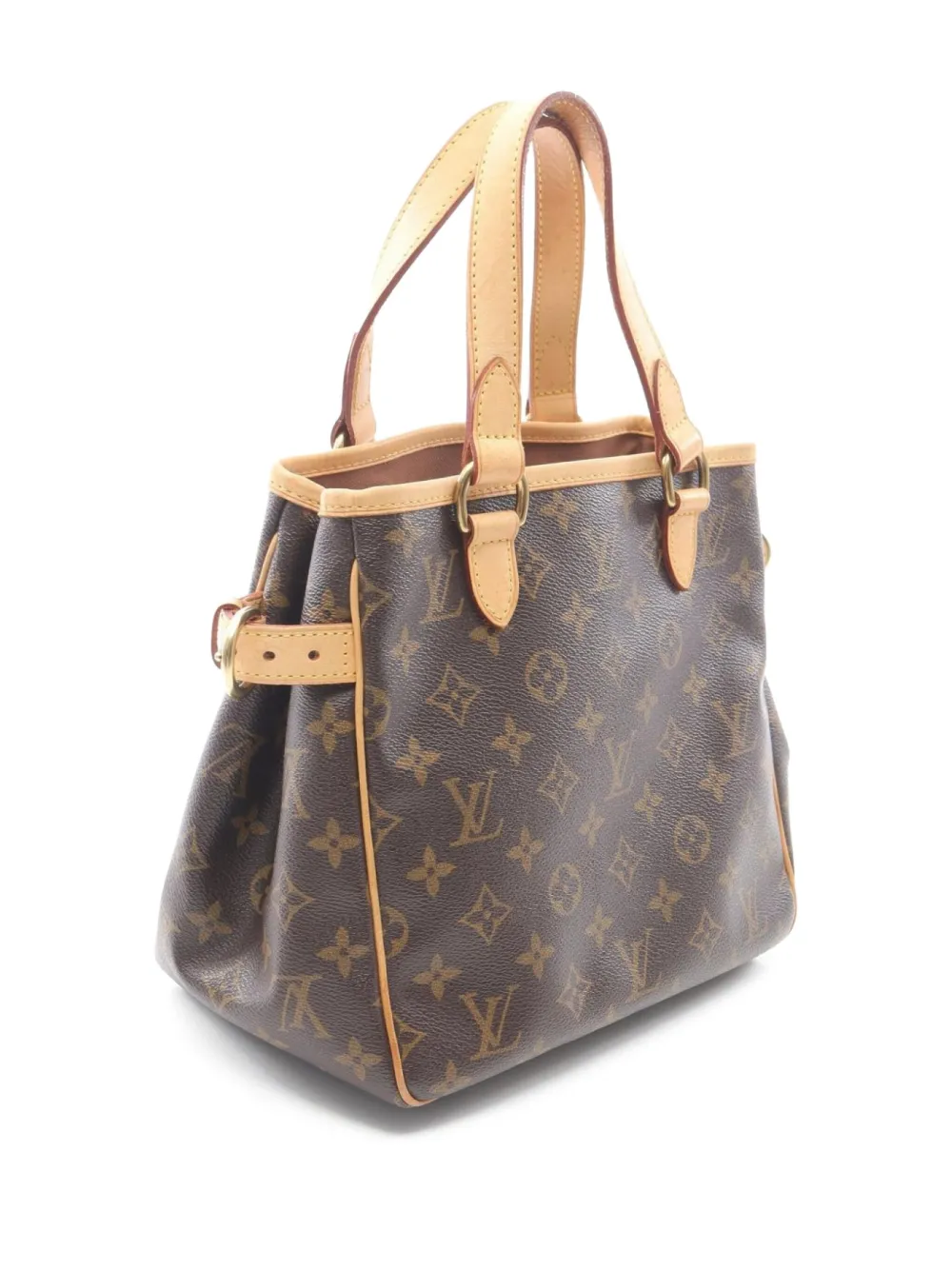 Pre-owned Louis Vuitton 2005 Small Batignolles Monogram Tote Bag In Brown