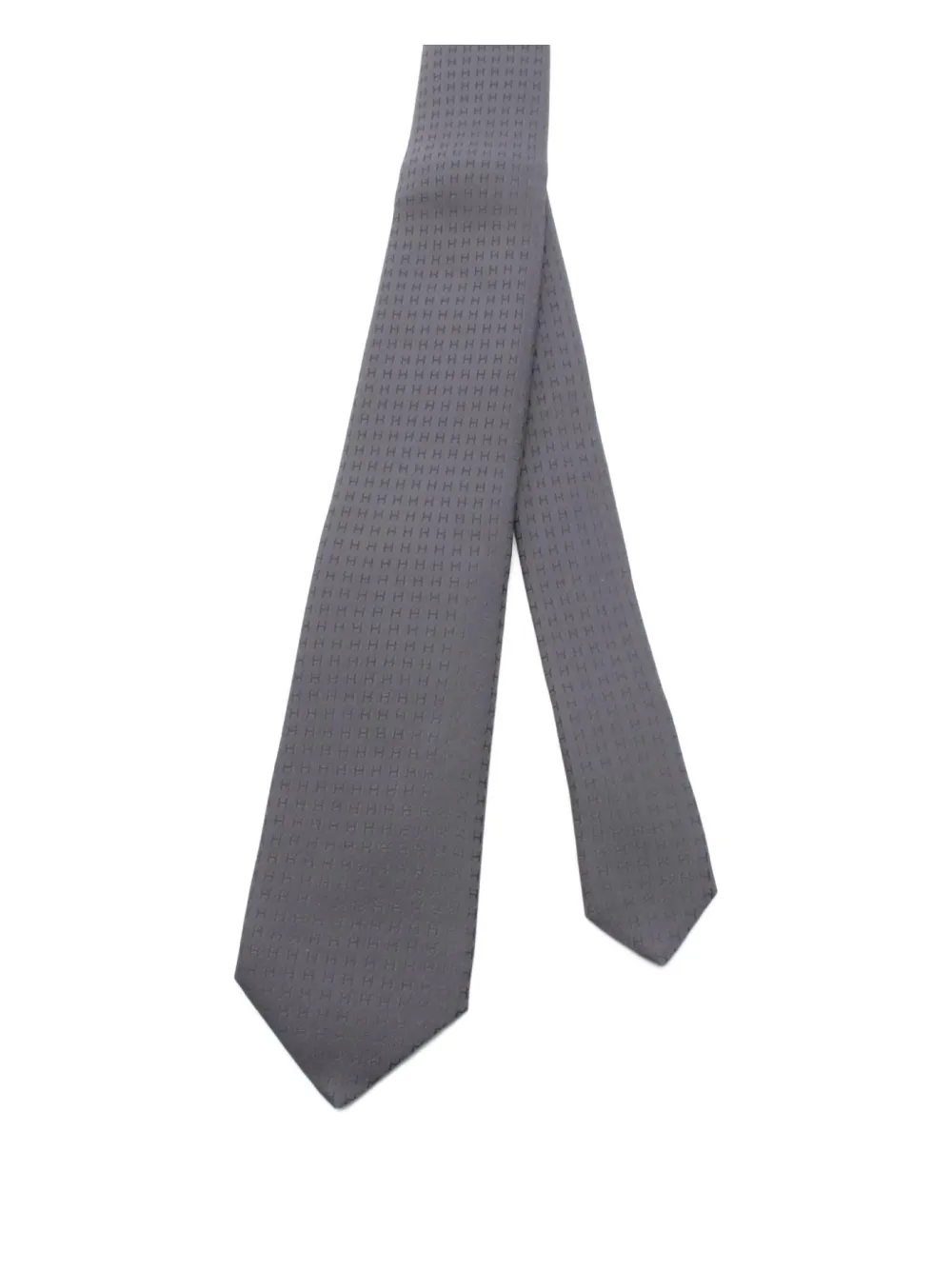 Hermès Pre-Owned 2020s H pattern silk tie | Image 2
