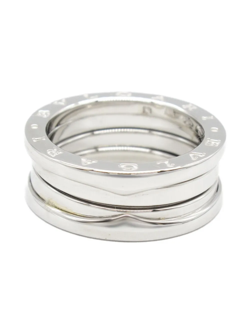 Bvlgari Pre-Owned 2010s 18K white gold B-Zero1 ring | Silver | Image 1
