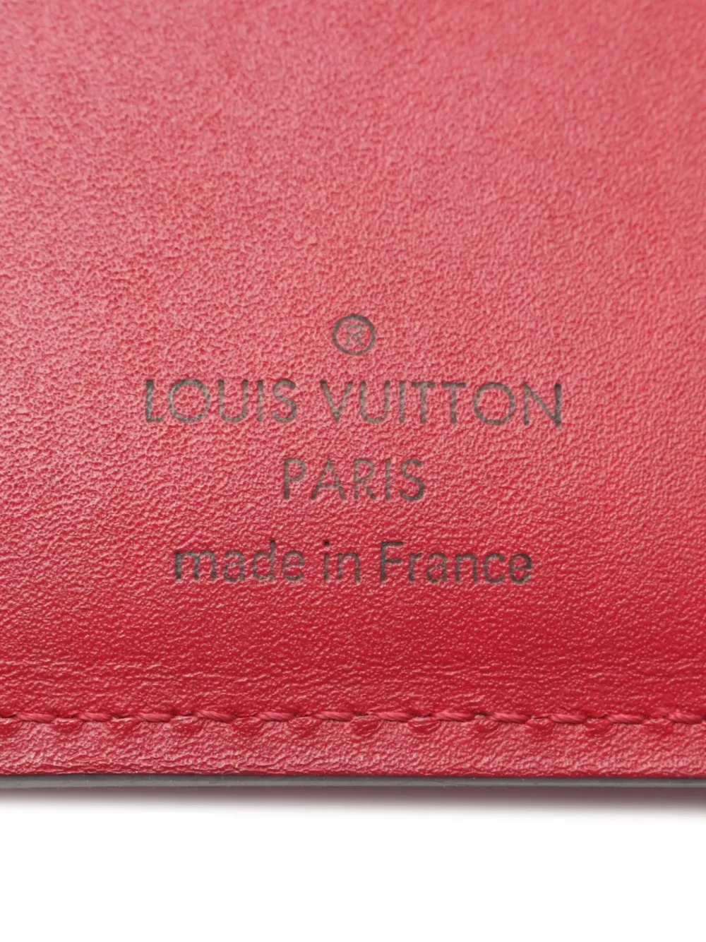 Pre-owned Louis Vuitton 2019 Portefeuil Croisette Wallet In Red