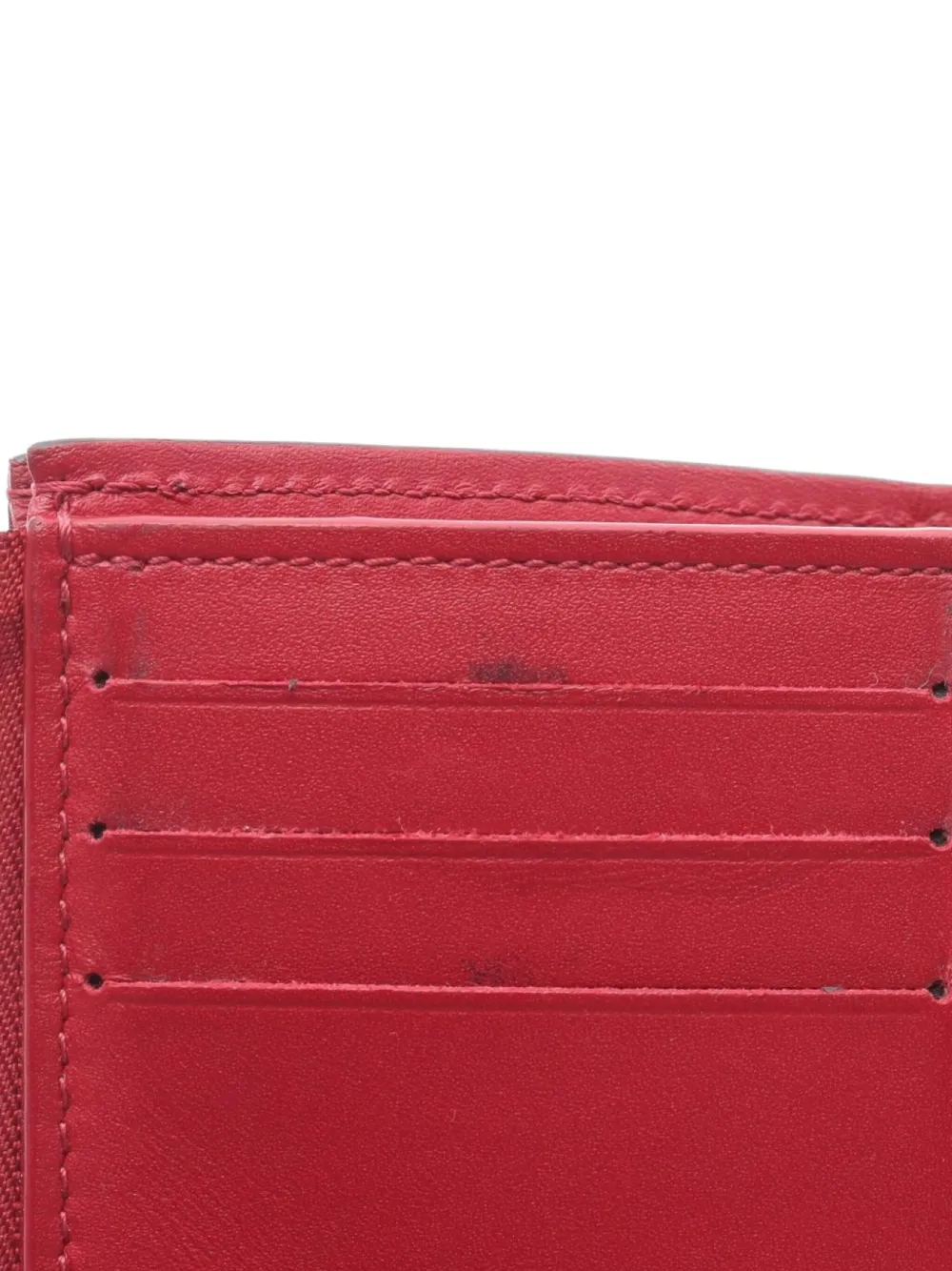 Pre-owned Louis Vuitton 2019 Portefeuil Croisette Wallet In Red