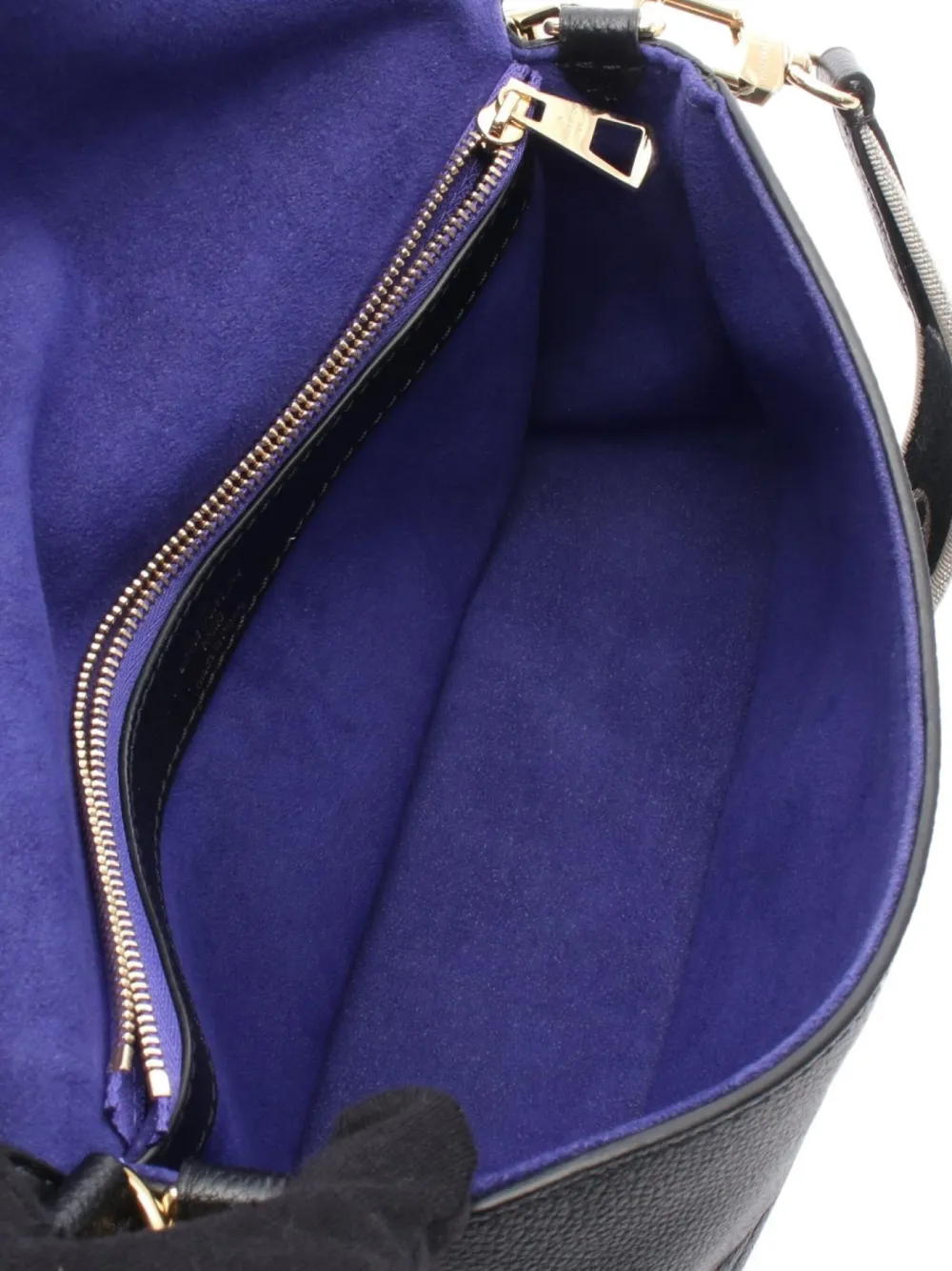 Pre-owned Louis Vuitton 2021 Small Diane Monogram Empreinte Noir Shoulder Bag In Black