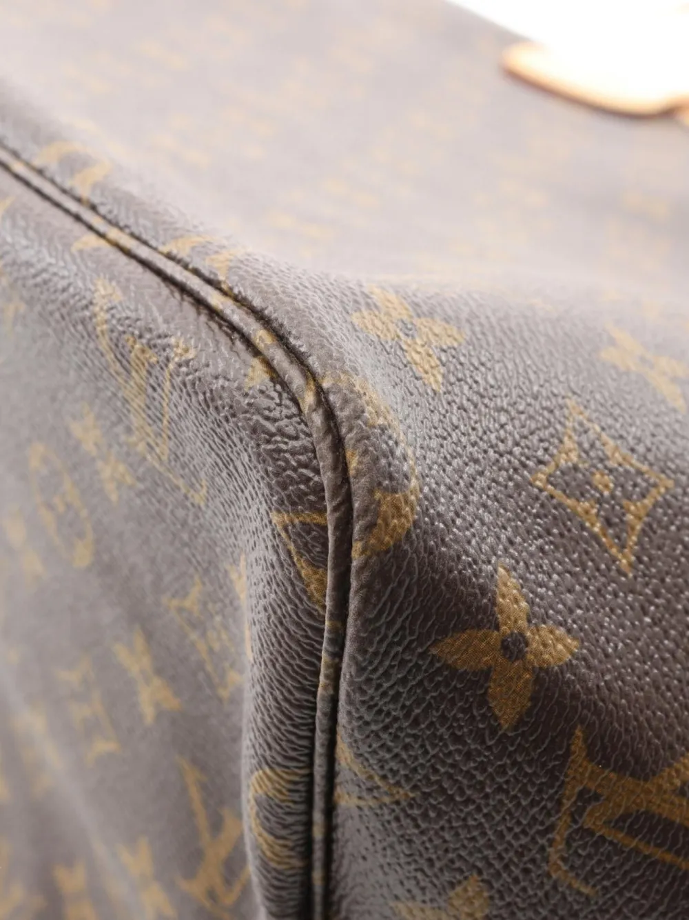 Pre-owned Louis Vuitton 2007 Neverfull Gm Leather Tote Bag In Brown