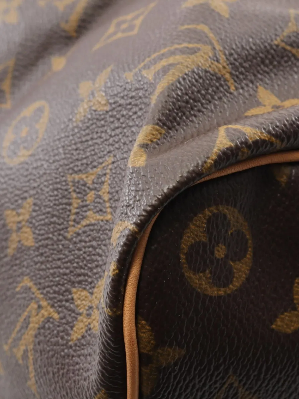 Pre-owned Louis Vuitton 2003 Speedy 40 Monogram Luggage Bag In Brown