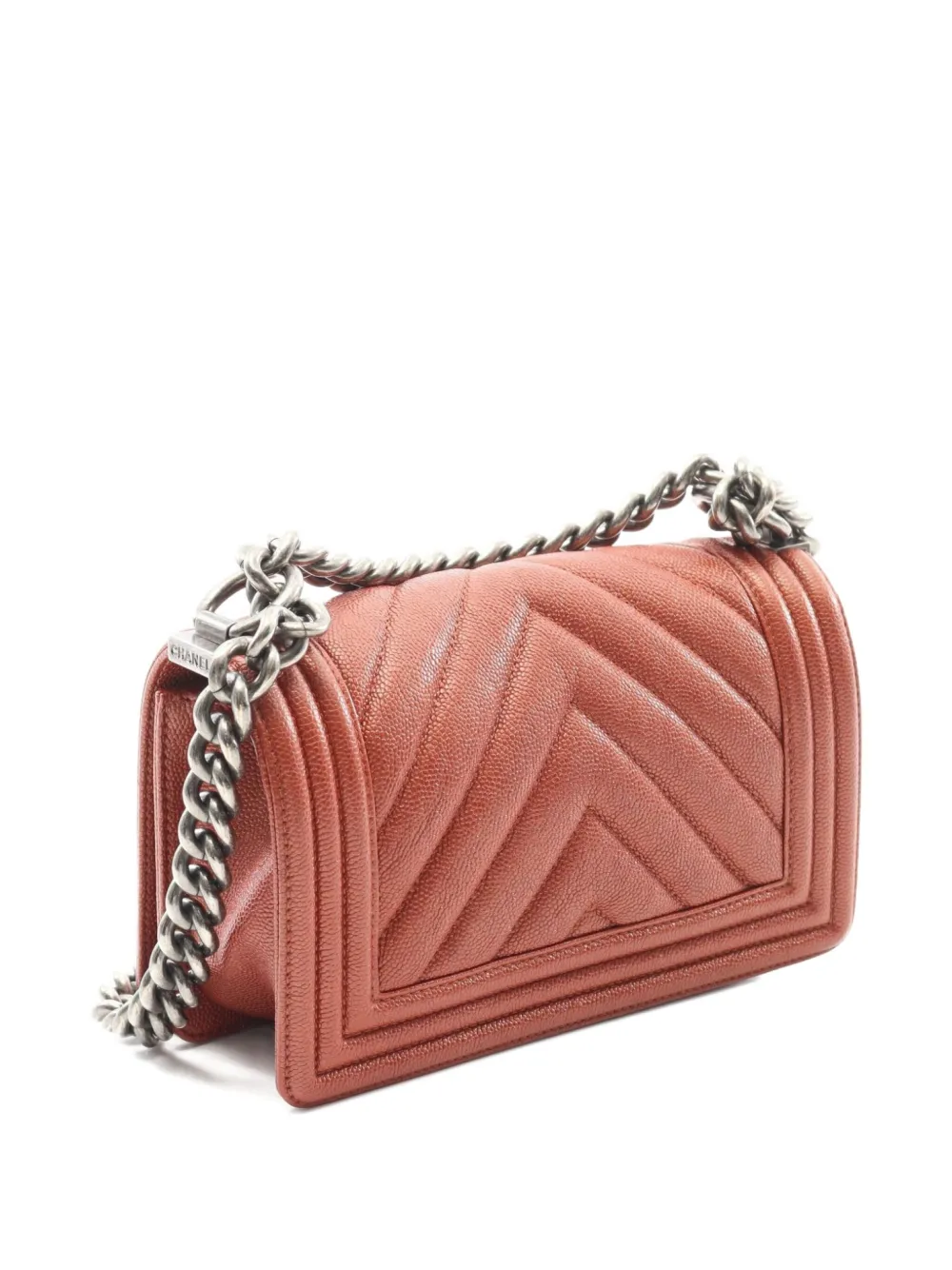 CHANEL Pre-Owned 2018~2019 mini V-stitch shoulder bag | Mini Bags | Image 2