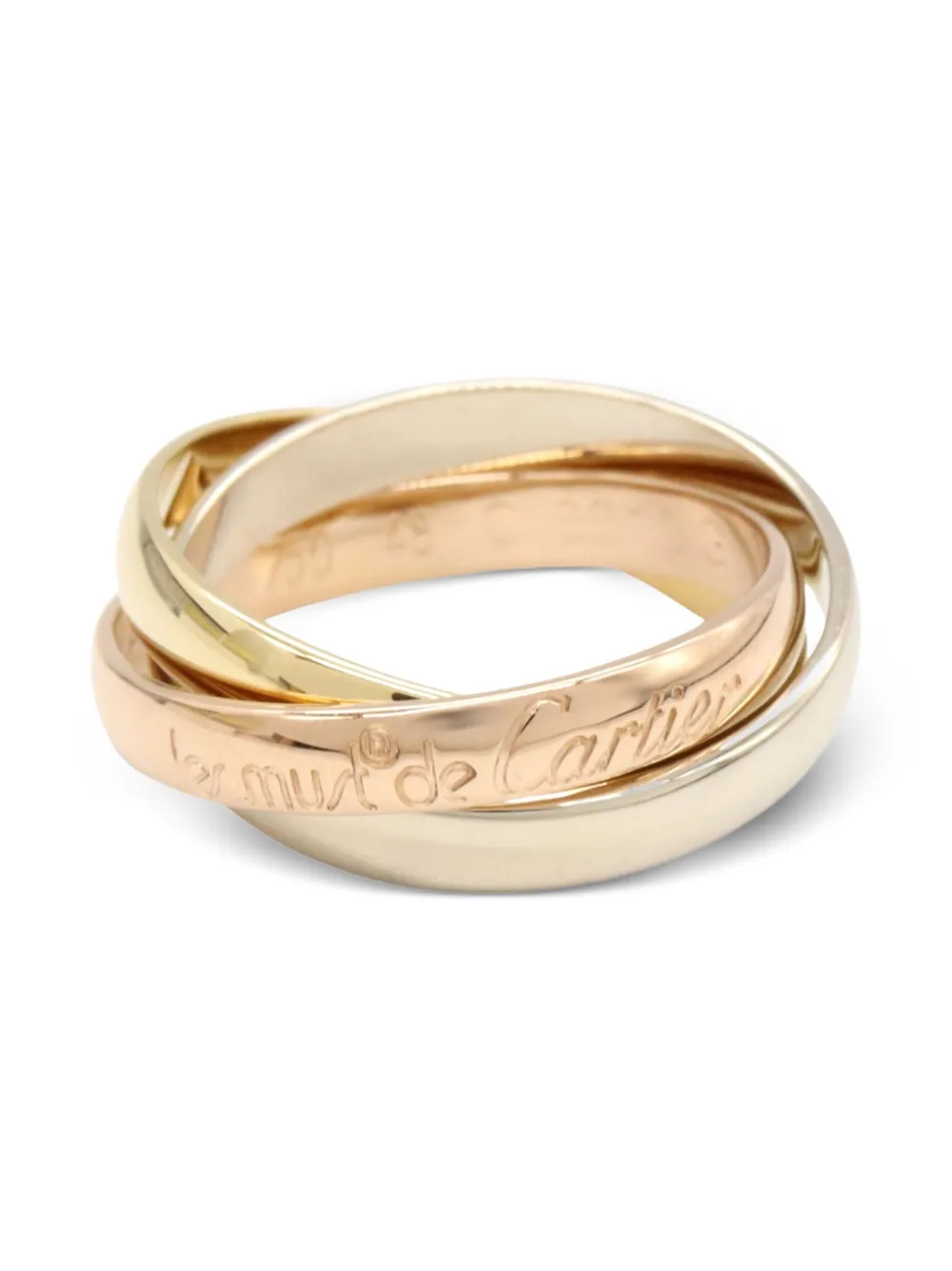 Cartier 2010s 18K yellow, white and rose gold Trinity ring | Gold | Image 1