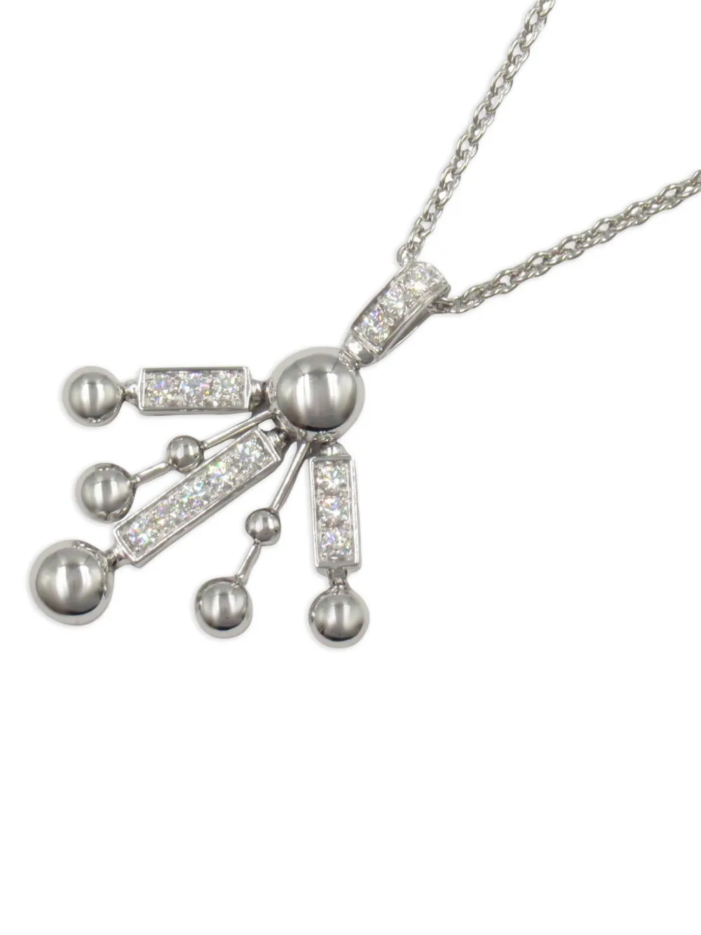 Bvlgari Pre-Owned 18kt white gold Astrale Fireworks necklace | Pre-Owned | Image 2