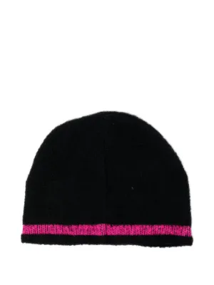 帽子 chopova lowena beanie 23aw black Chopova Lowena Black Bow Beanie Chopova Lowena