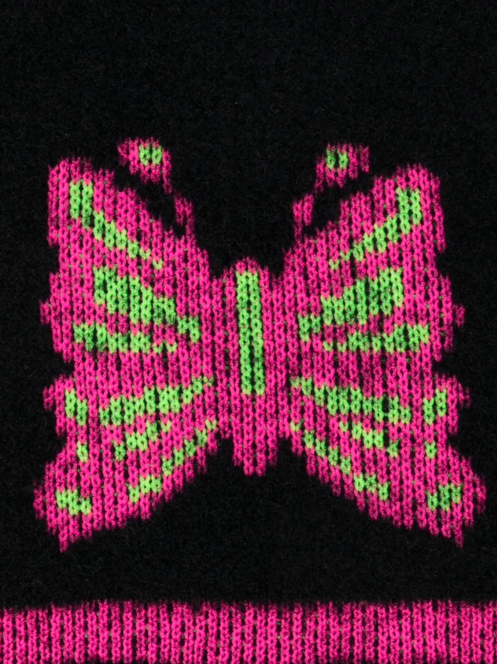 Chopova Lowena Cyber Butterfly Beanie In Black