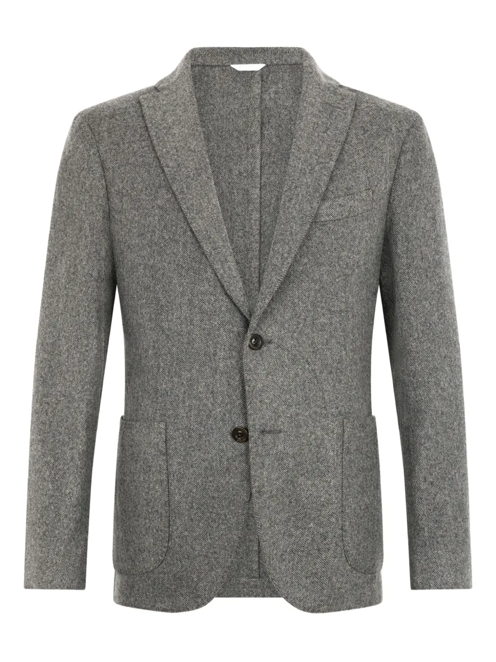 Boglioli herringbone two-button jacket Grijs
