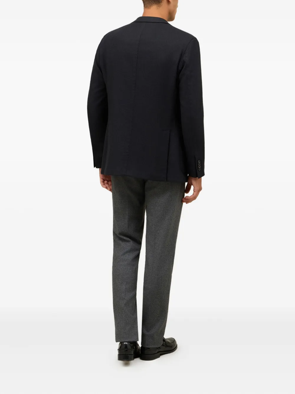 Boglioli Blazer met enkele rij knopen Grijs