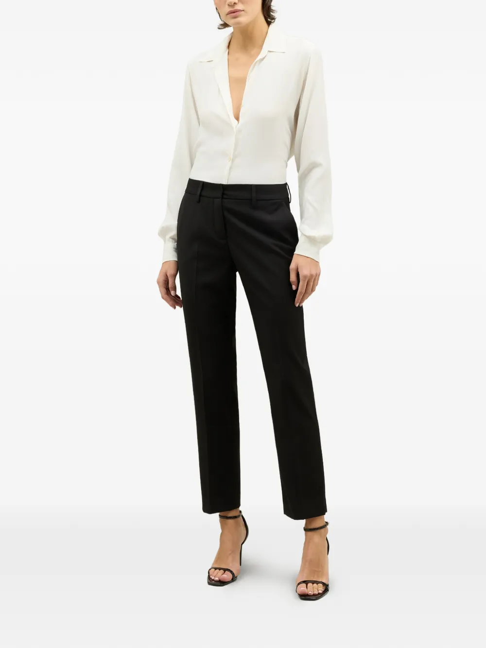 Boglioli straight trousers - Zwart