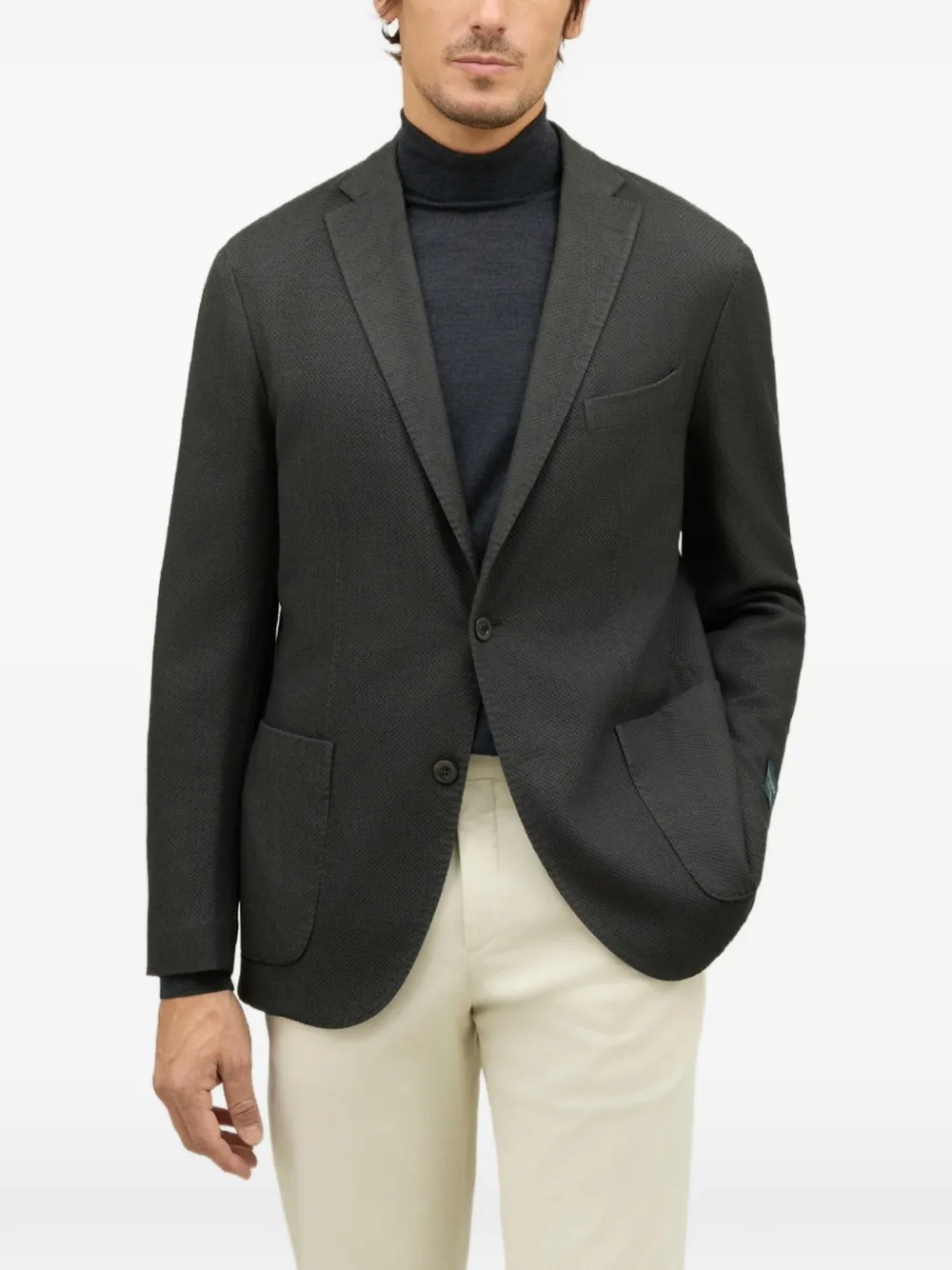 Boglioli K-jacket honeycomb wool jacket | Grey | Image 1