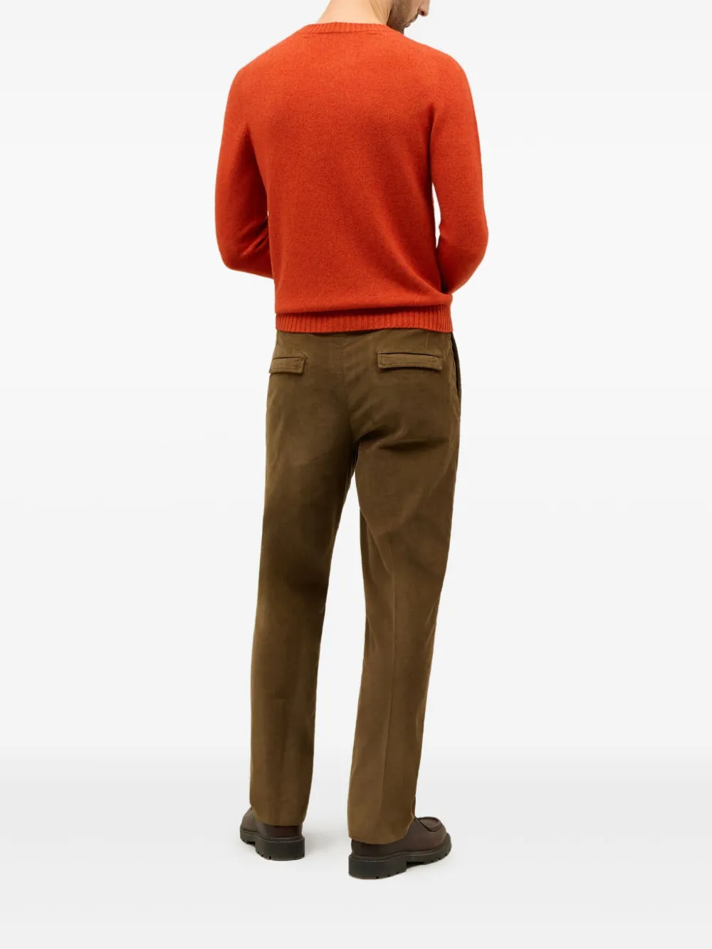 Boglioli Trui met ronde hals Oranje