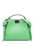 Fendi Pre-Owned 2010-2025 Mini Leather Iconic Peekaboo satchel - Green