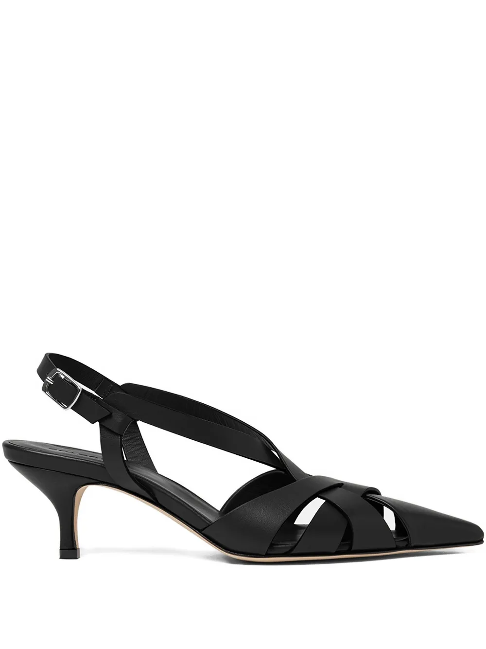 Scarosso slingback pointed-toe pumps Black