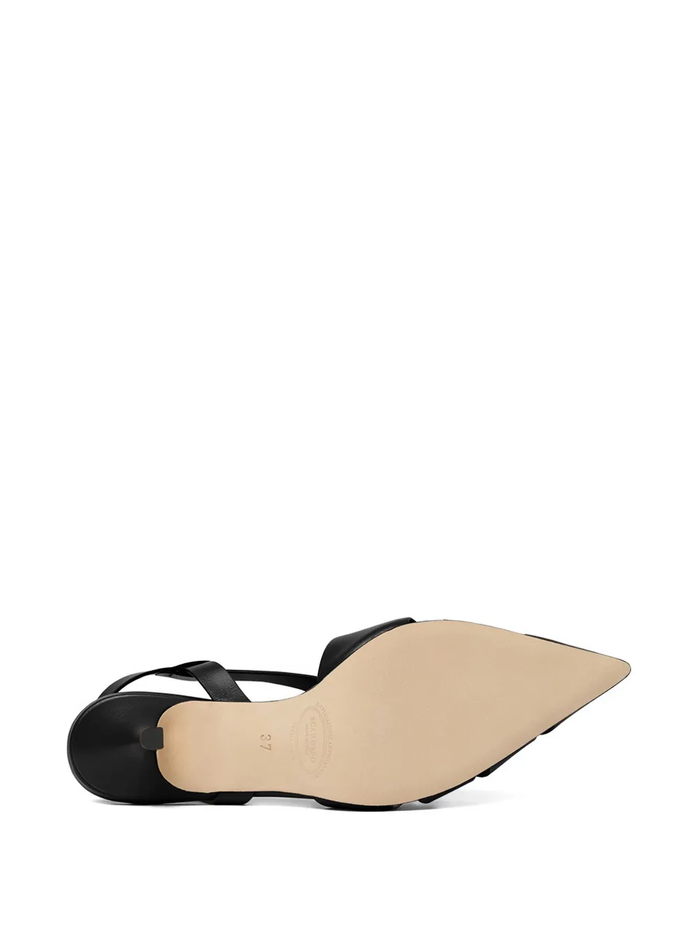 Scarosso slingback pointed-toe pumps Black