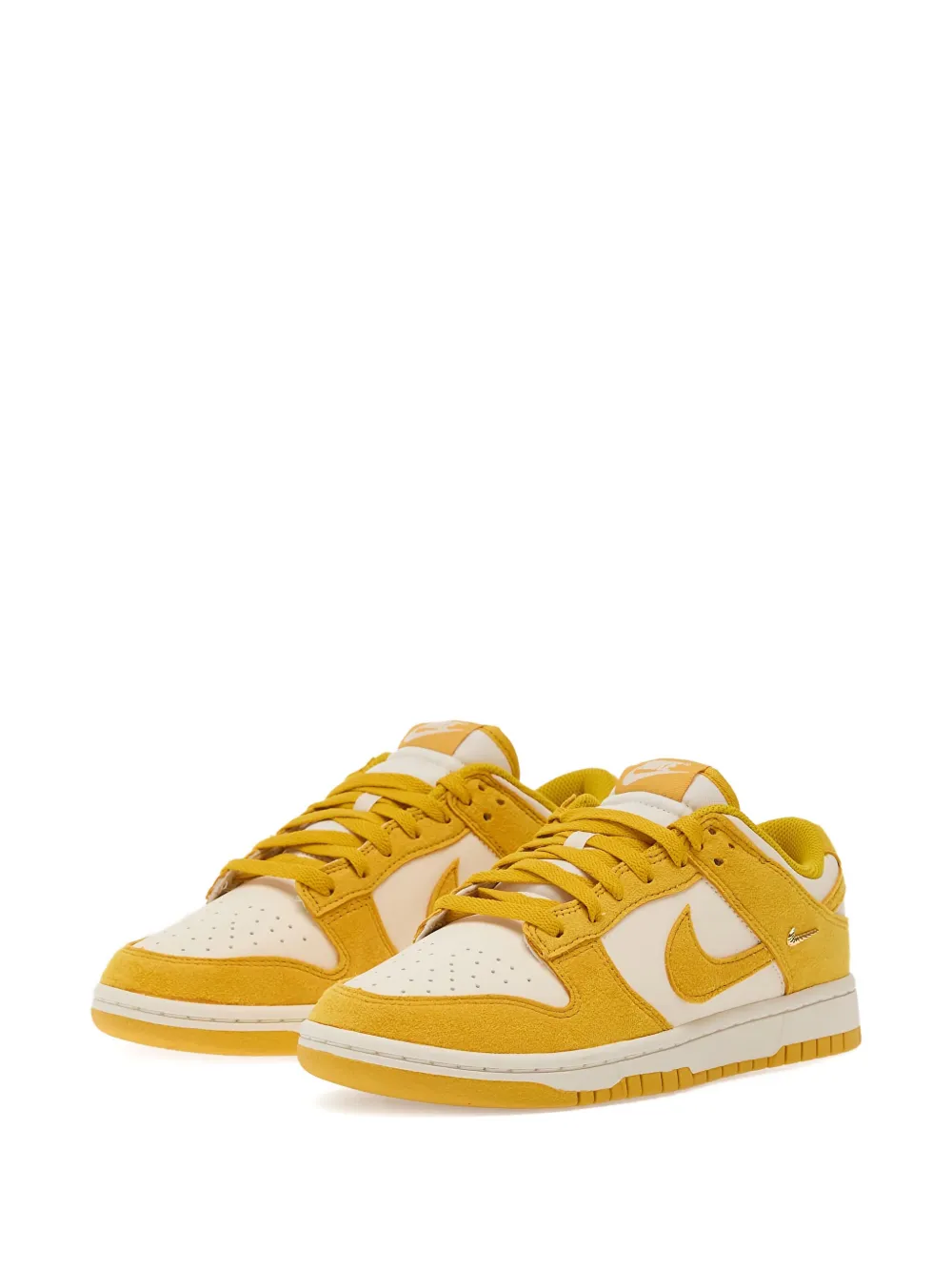 Nike Dunk Low leather sneakers - Geel