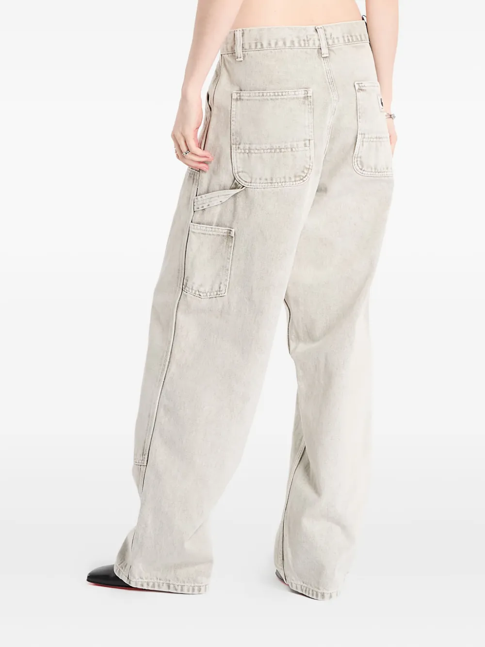 Carhartt WIP panelled cotton trousers Grijs