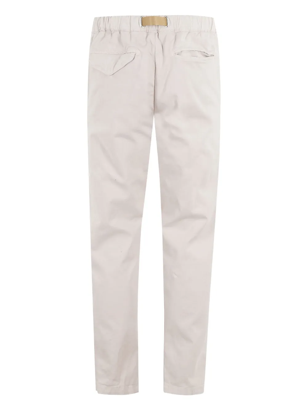 White Sand buckle-fastening cotton trousers - Wit