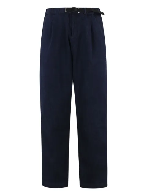 White Sand Pantaloni in cotone con pieghe