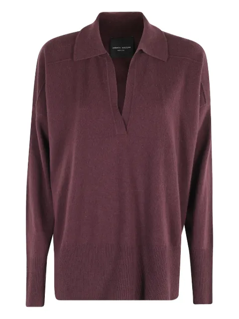 Roberto Collina polo-neck knit top