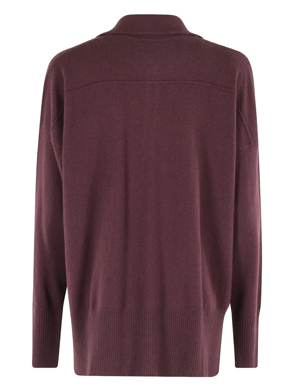 Roberto Collina polo-neck knit top Rood