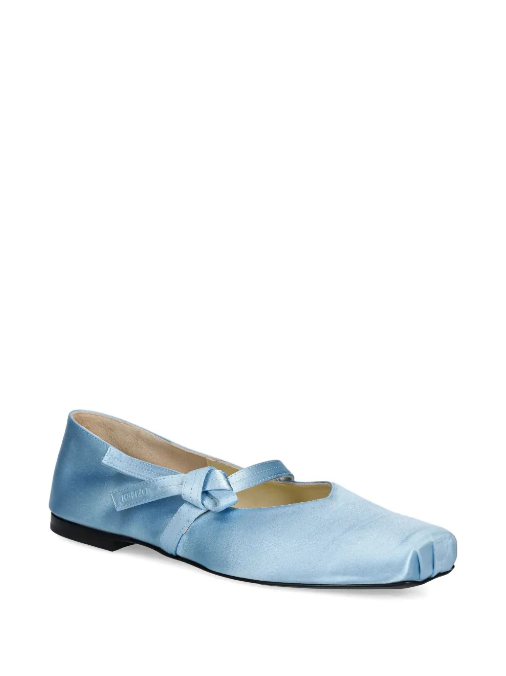 Kenzo satin ballet flats Blue