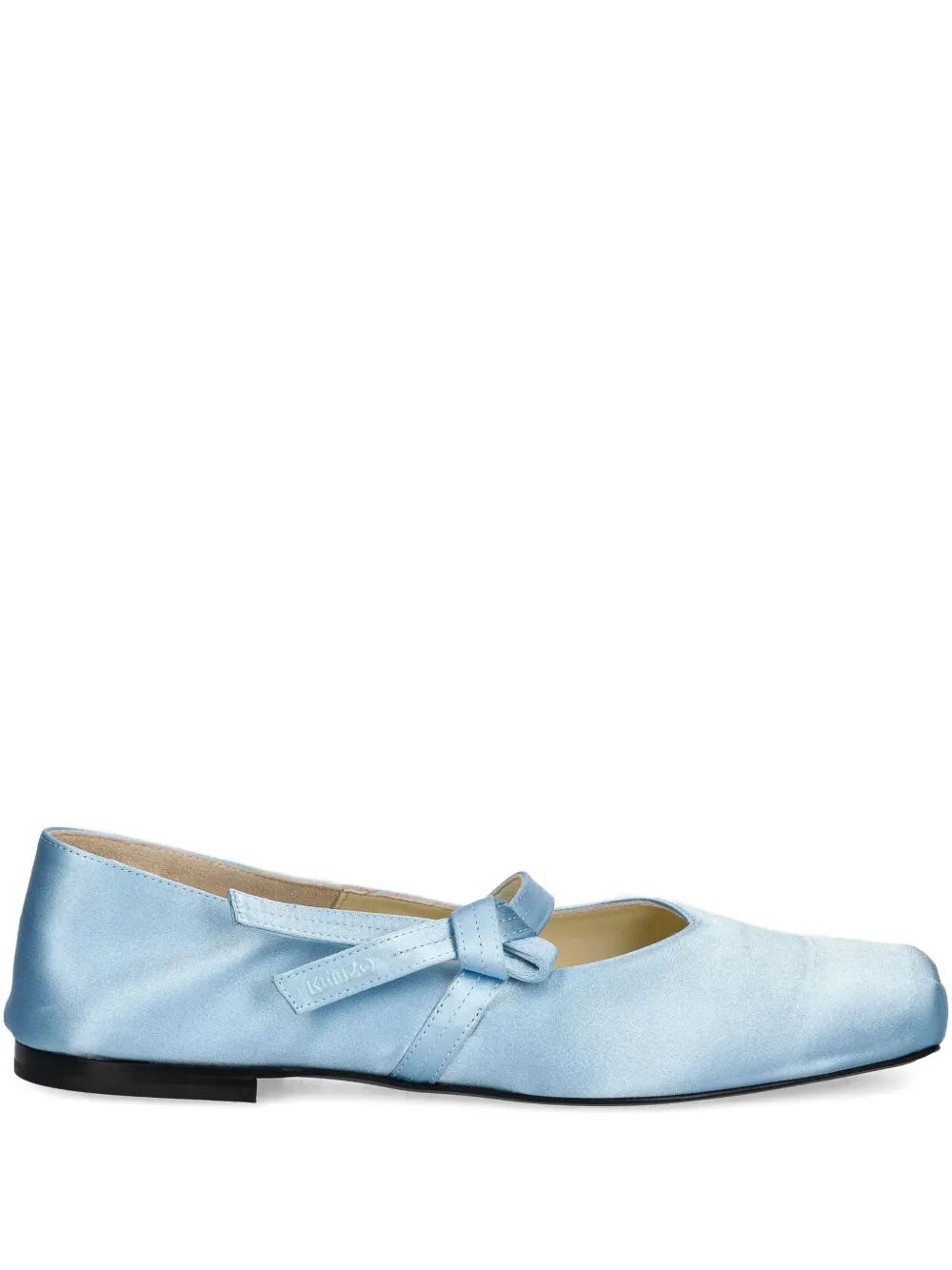 Kenzo satin ballet flats Blue