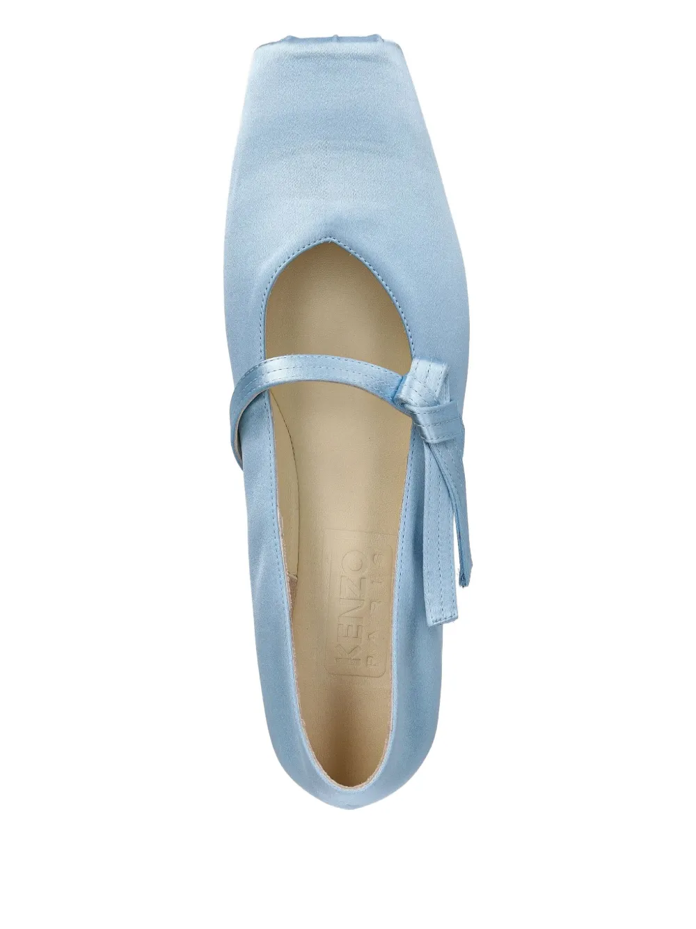 Kenzo satin ballet flats Blue