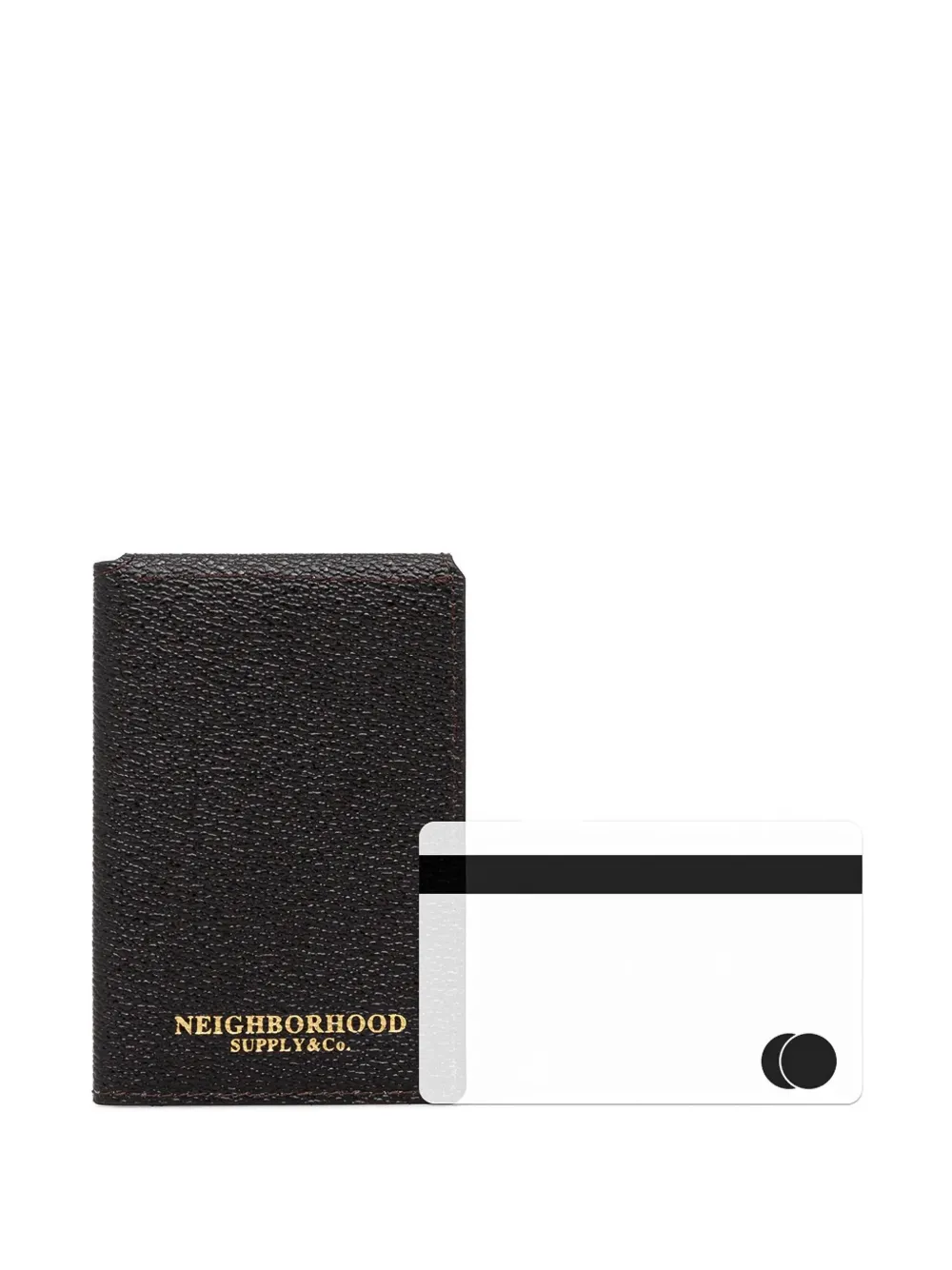 Neighborhood Pasjeshouder met logoprint Bruin