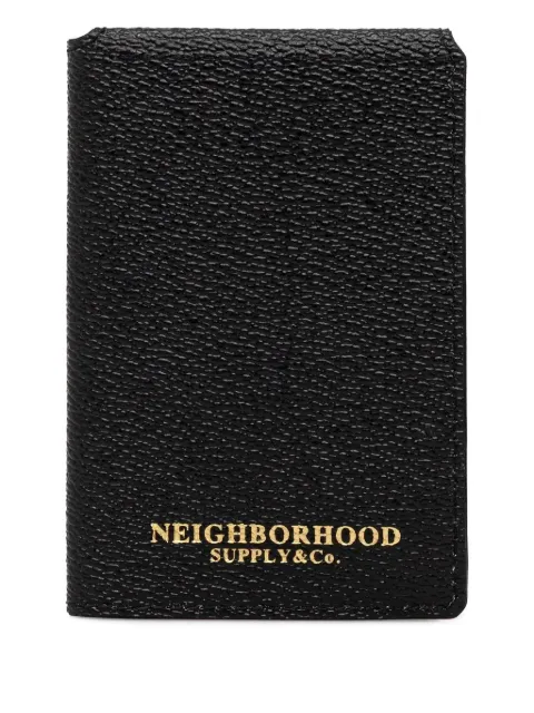 Neighborhood logo-print cardholder