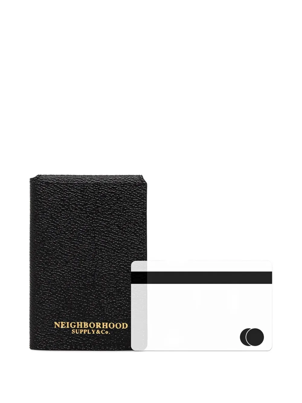 Neighborhood Pasjeshouder met logoprint Zwart