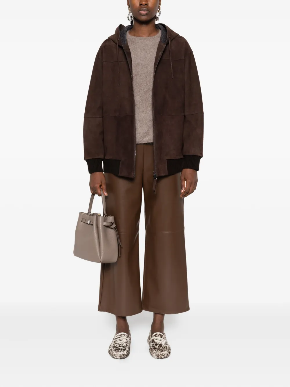 P.A.R.O.S.H. hooded jacket Bruin