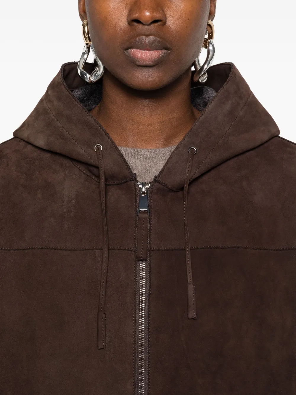 P.A.R.O.S.H. hooded jacket Bruin