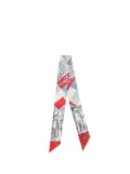 Hermès Pre-Owned 2022 Cliquetis Silk Twilly Scarf scarves - Red