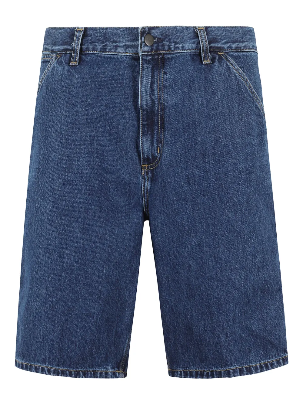 Carhartt WIP single knee denim shorts Blauw